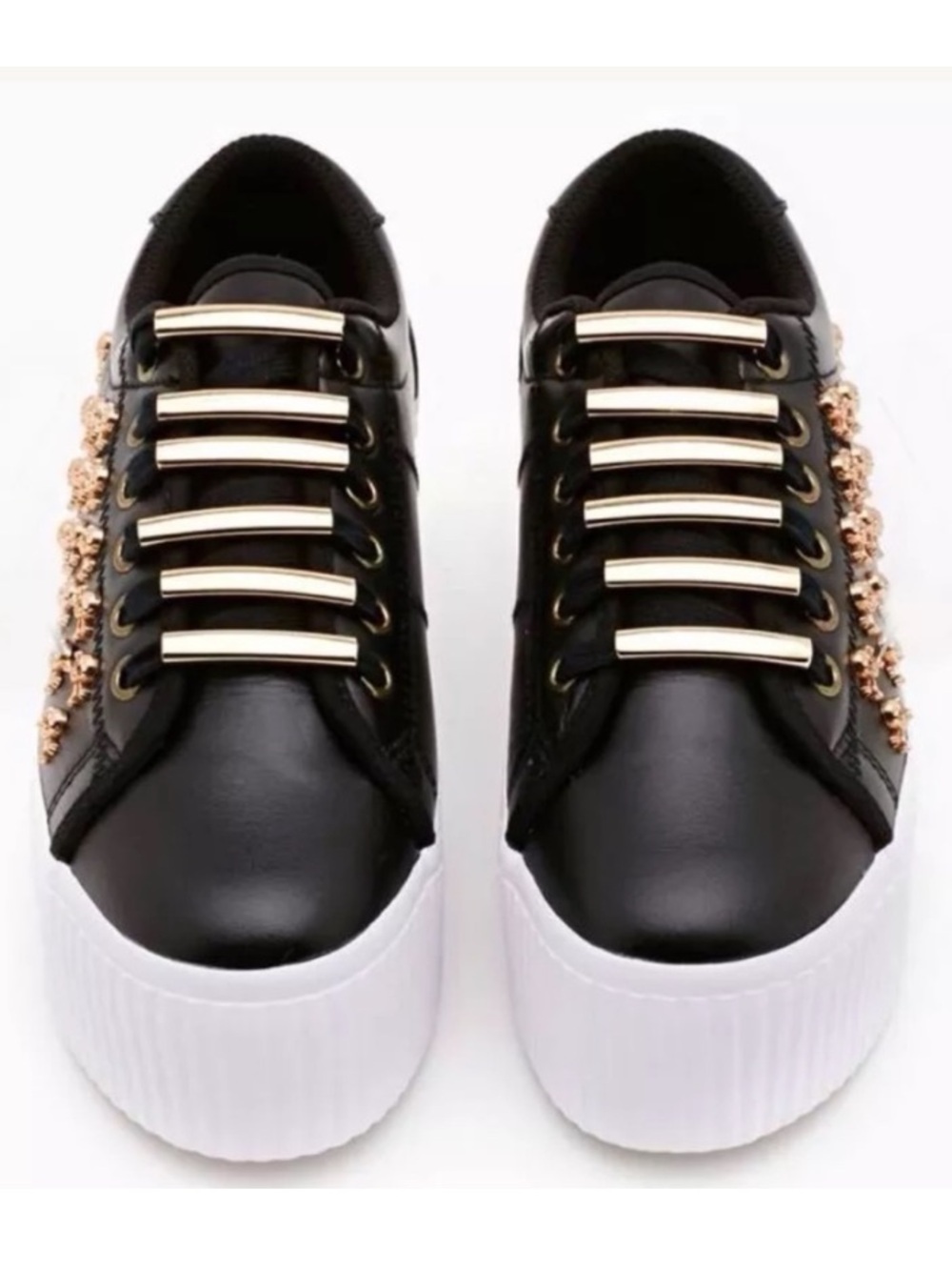 Jeff Campbell skull platform sneakers